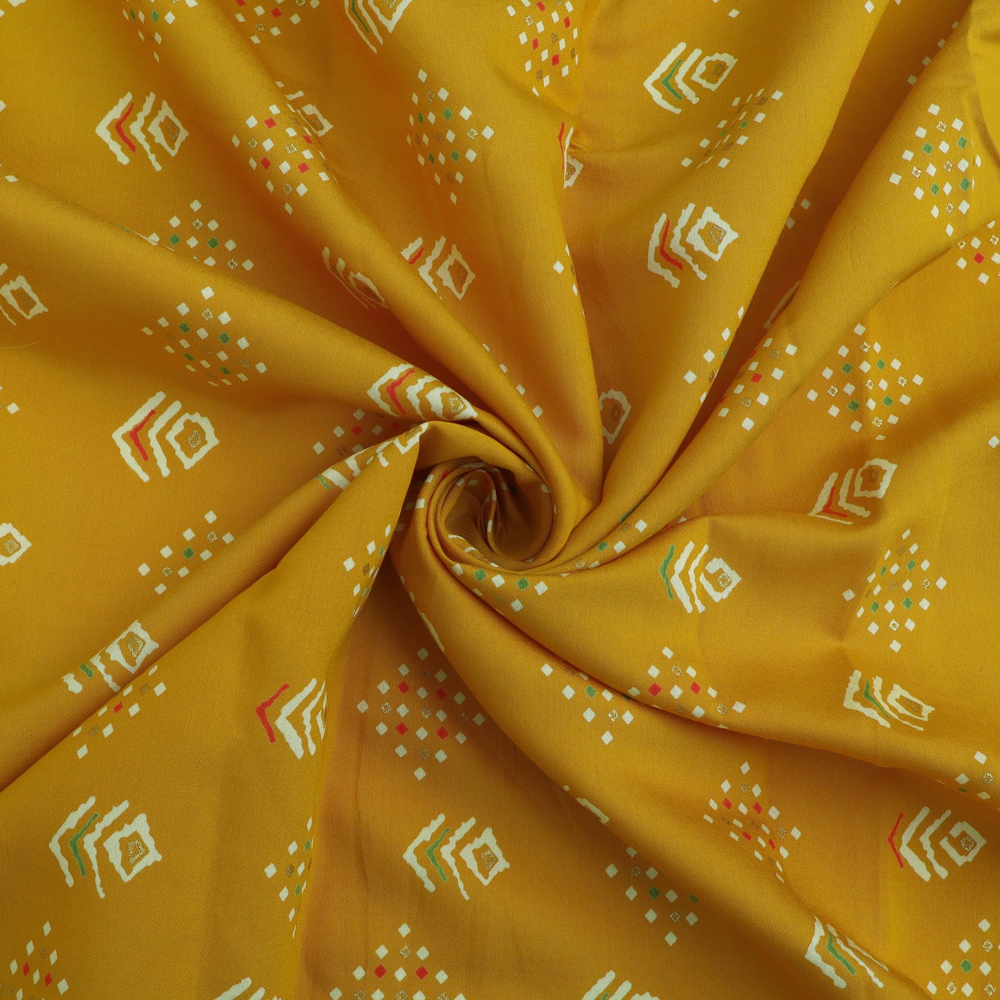 Chanderi Foil Print Fabric