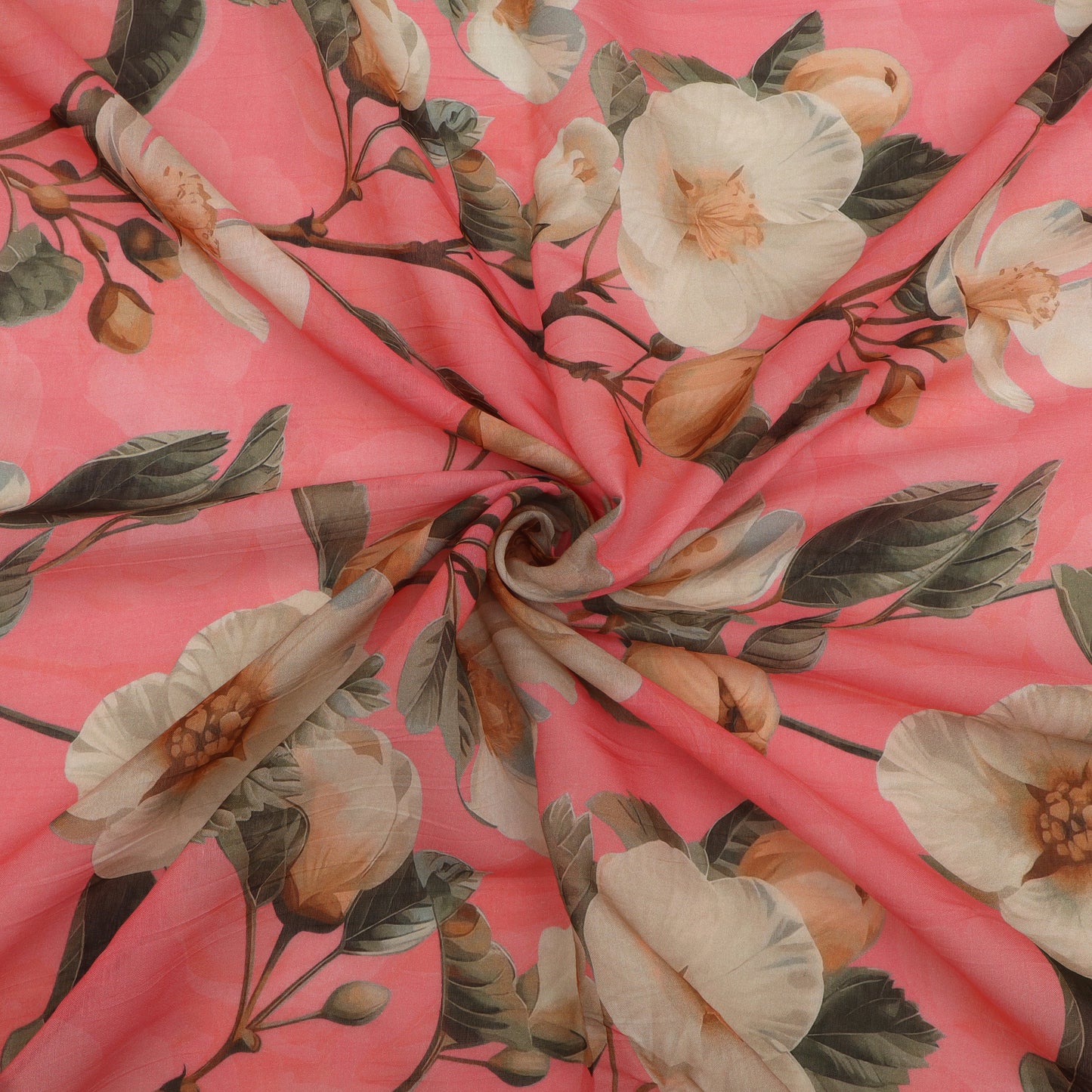 Chanderi Print Fabric