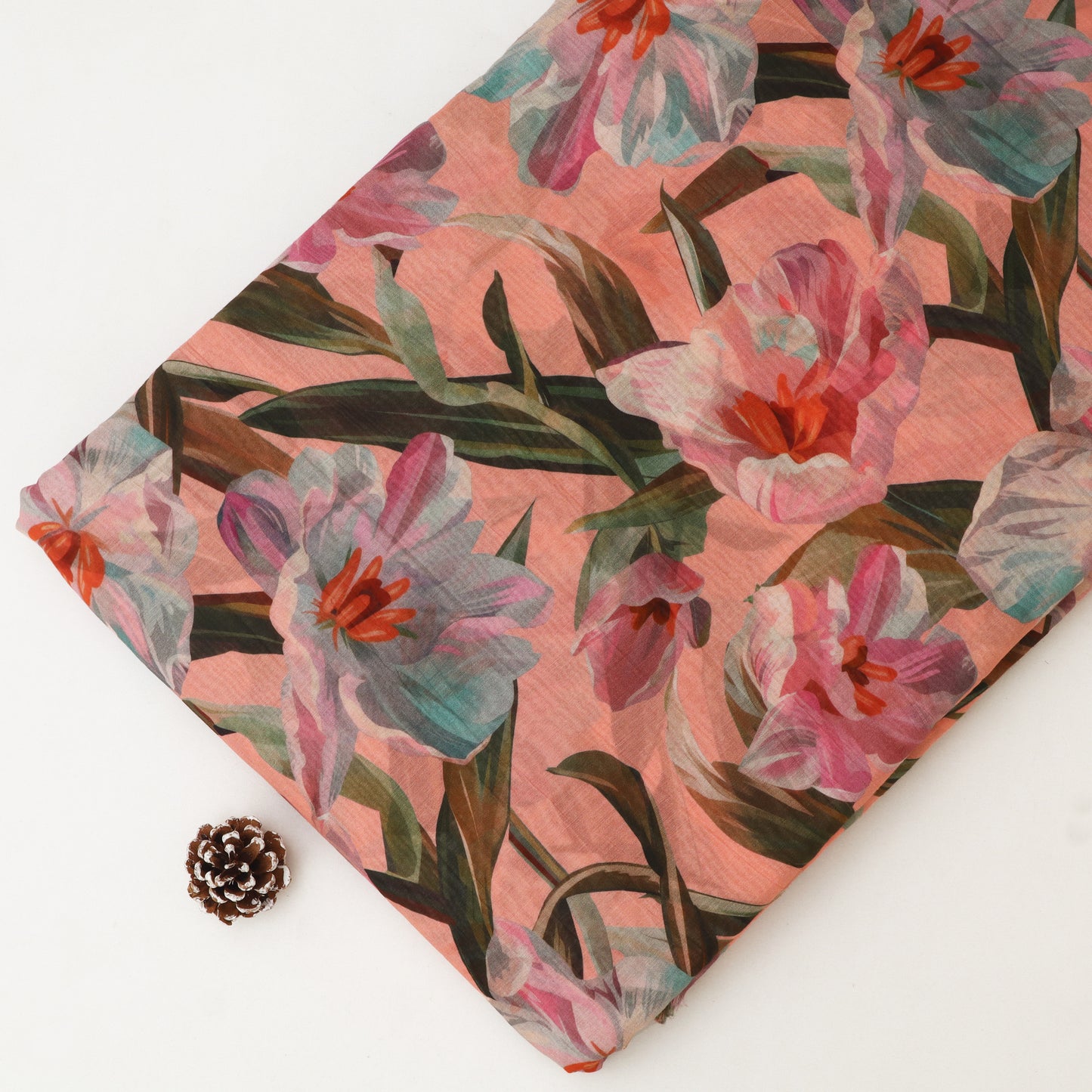 Chanderi Print Fabric