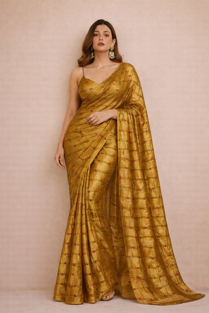 Brocade Textured Fabric for Dresses & Kurtis