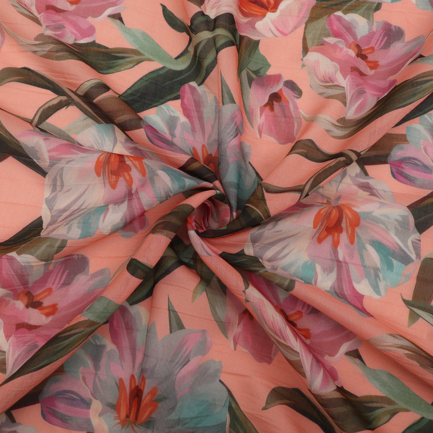 Chanderi Print Fabric