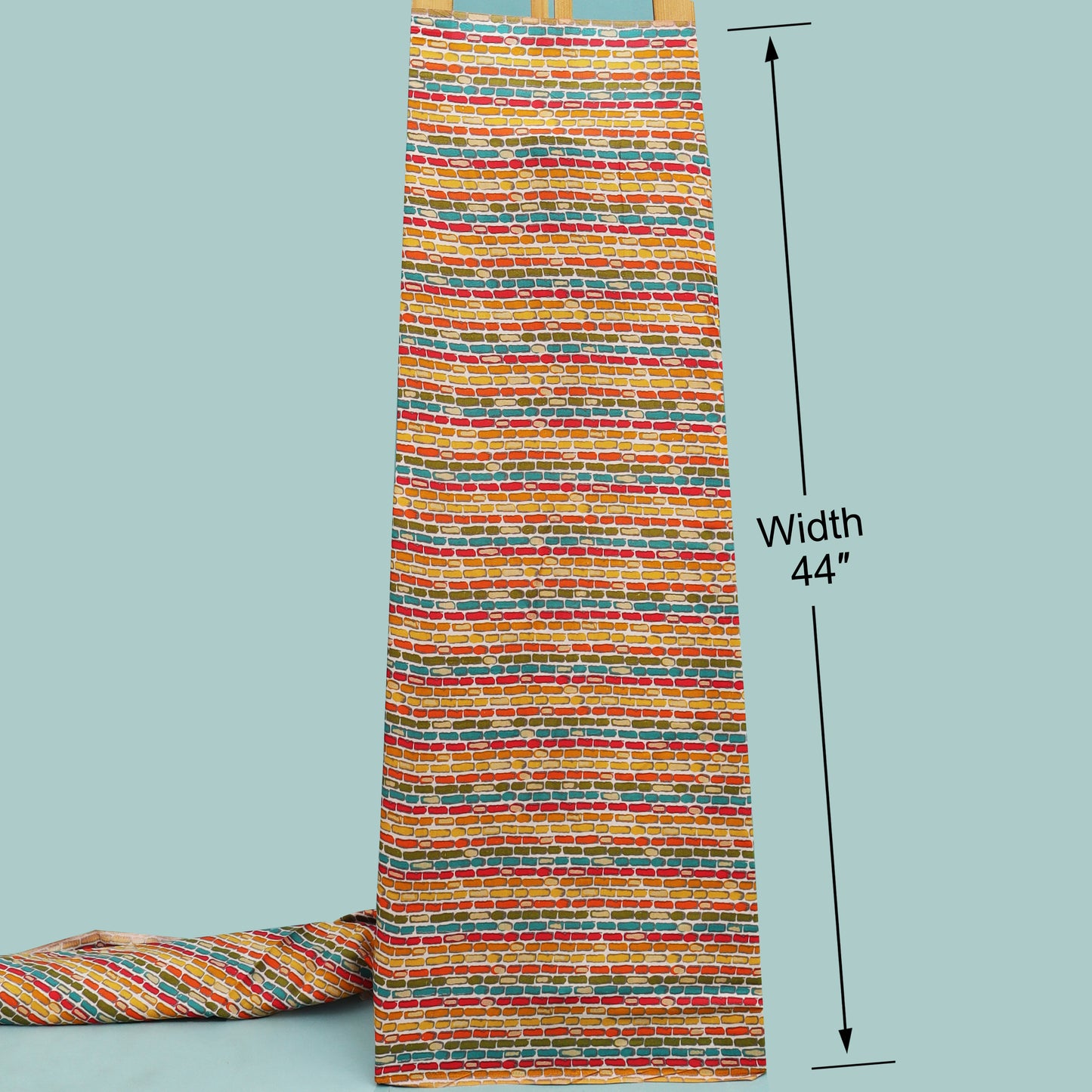 Chanderi Foil Print Fabric