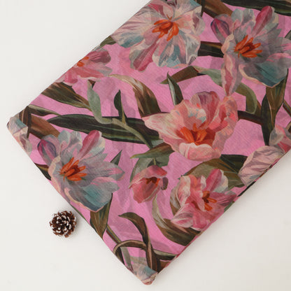 Chanderi Print Fabric