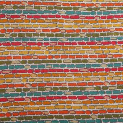 Chanderi Foil Print Fabric