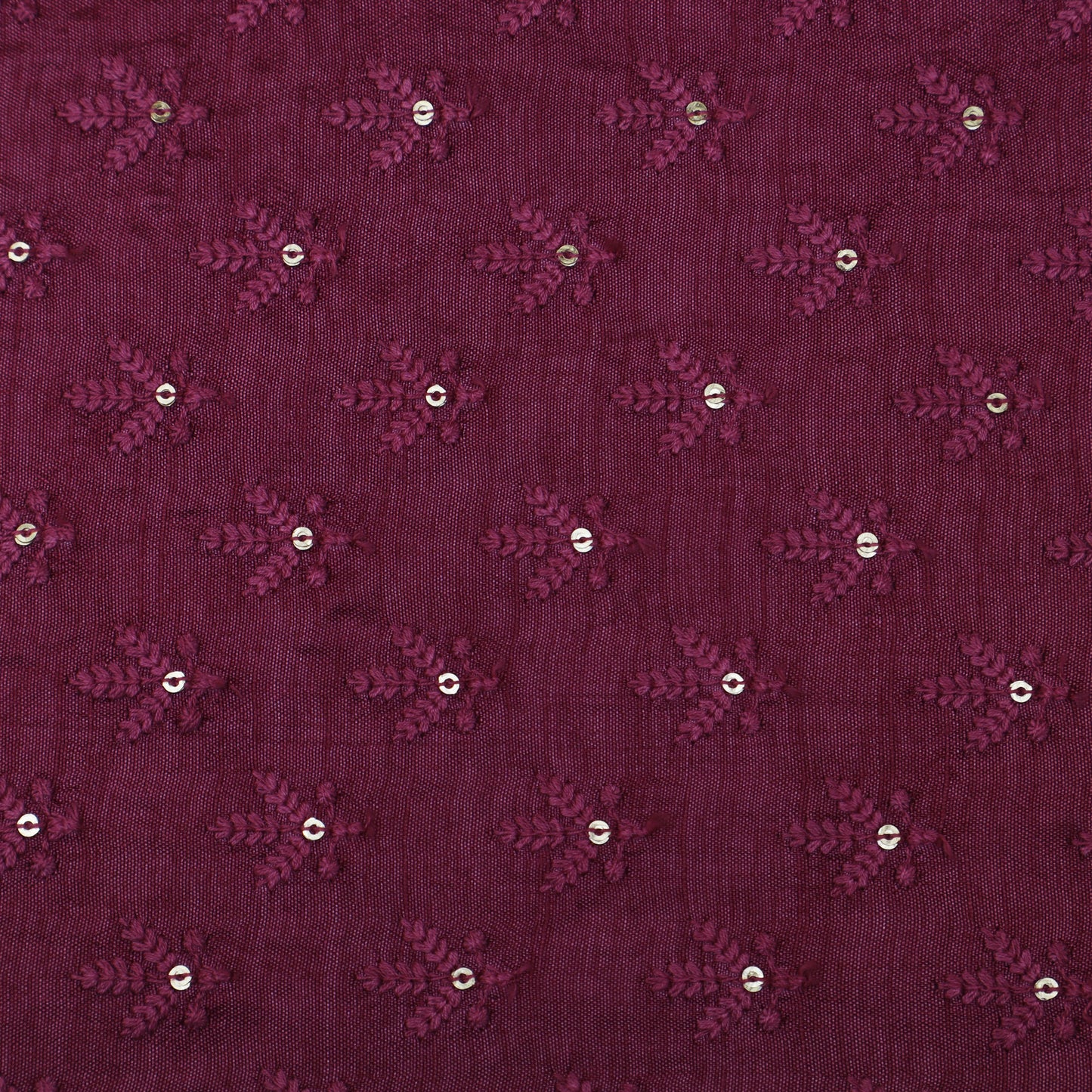 Onion Color Slub Silk Booti Fabric