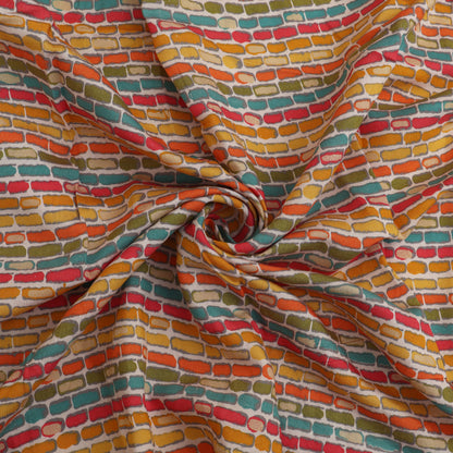 Chanderi Foil Print Fabric