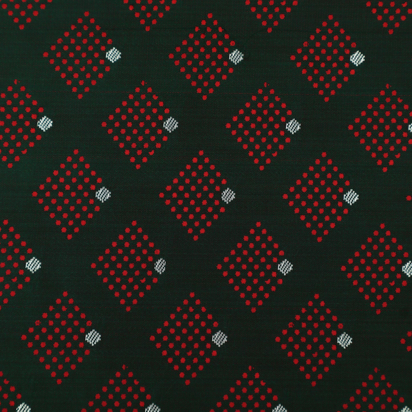 Bottle Green Color Tanchui Brocade Fabric