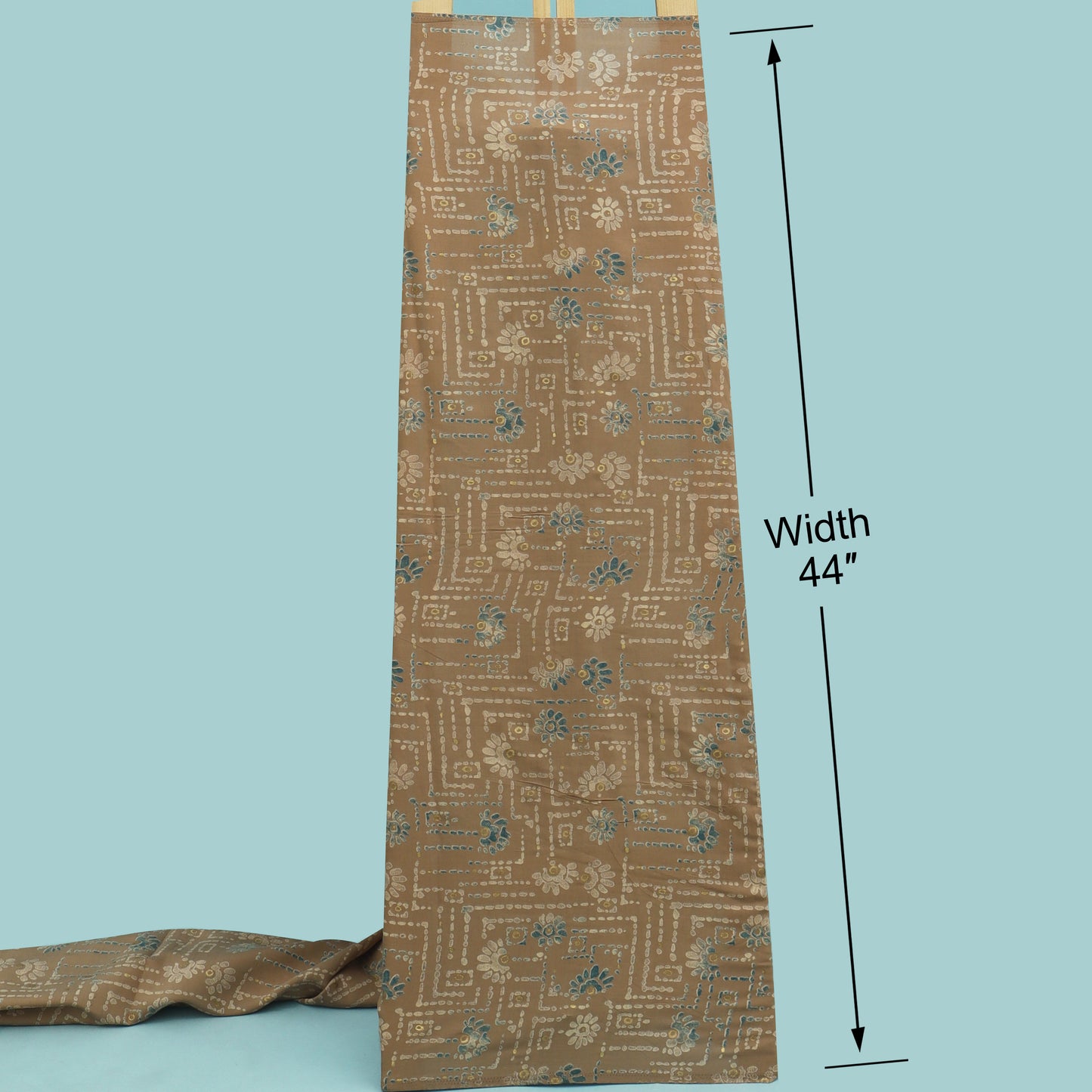 Chanderi Foil Print Fabric