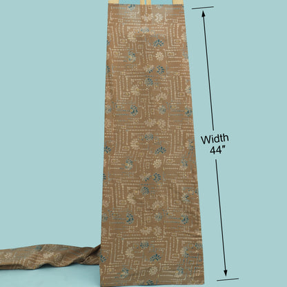 Chanderi Foil Print Fabric