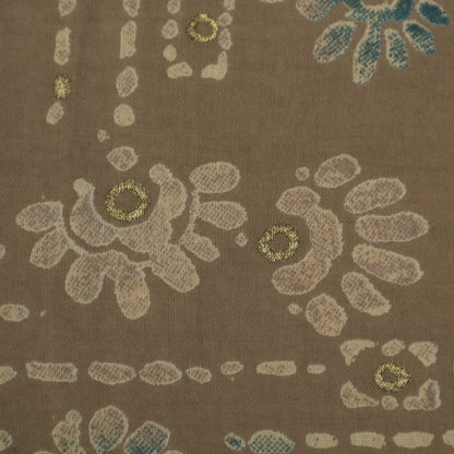 Chanderi Foil Print Fabric