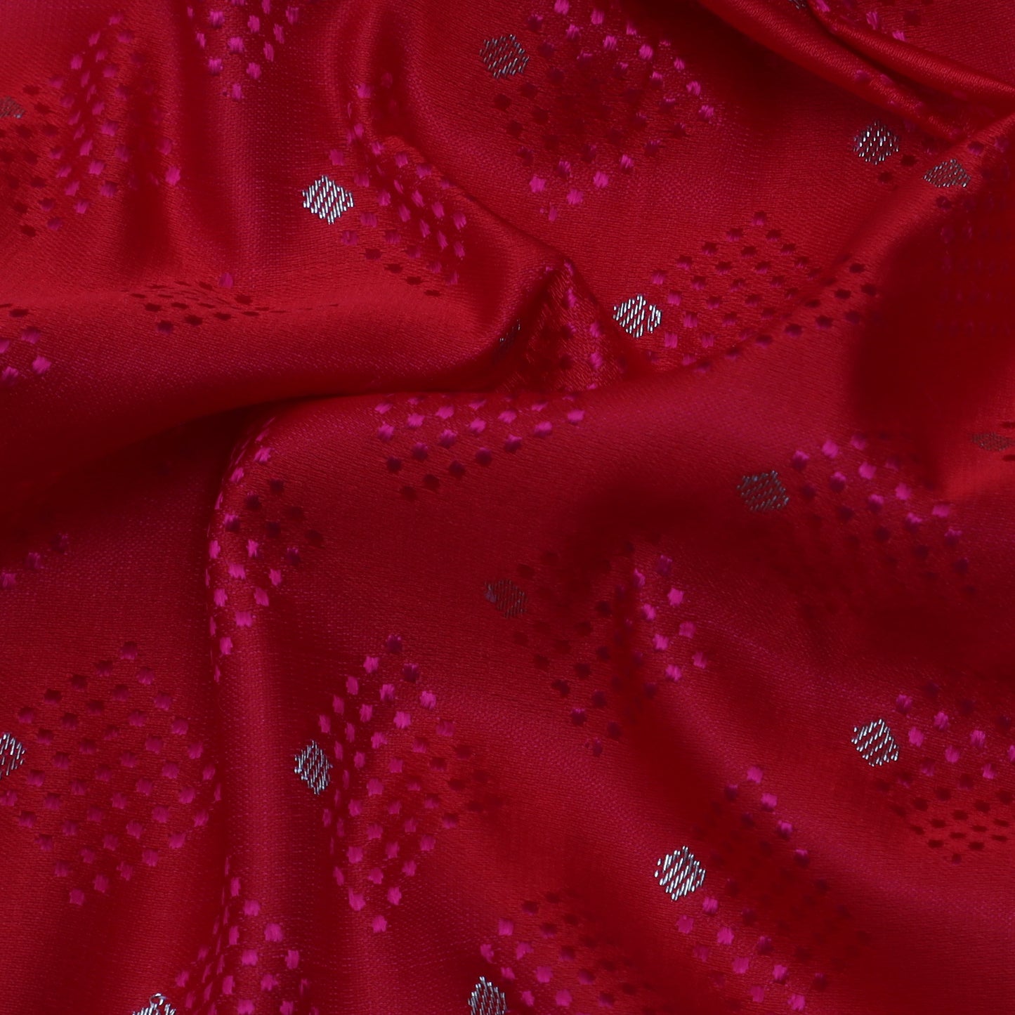 Red Color Tanchui Brocade Fabric