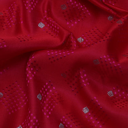 Red Color Tanchui Brocade Fabric