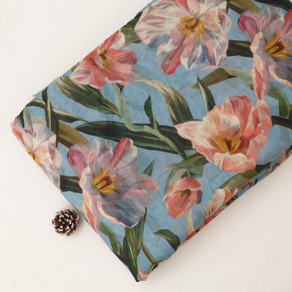Chanderi Print Fabric