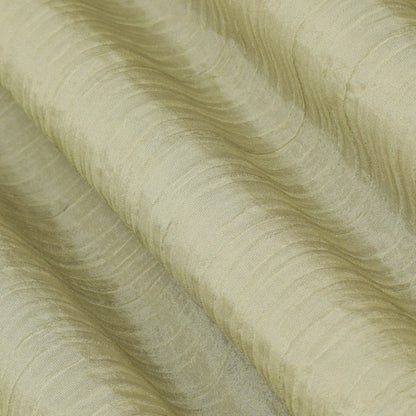 Beige Color Crush Tissue Fabric