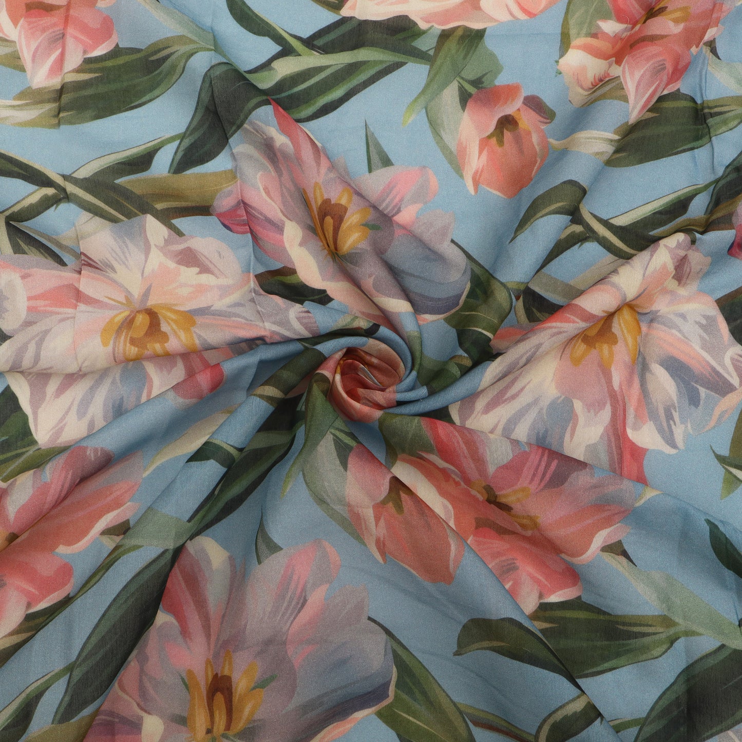 Chanderi Print Fabric