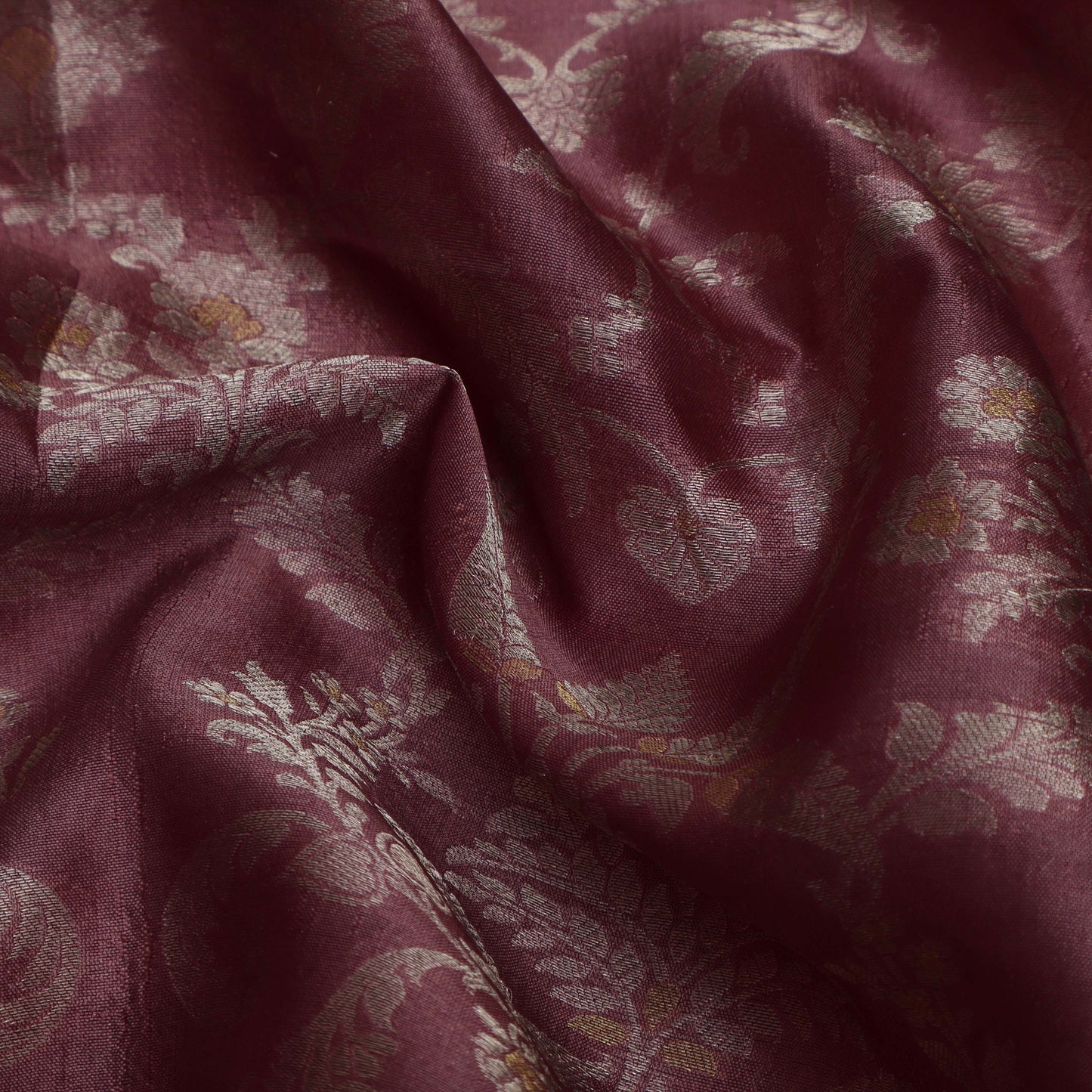 Onion Color Brocade Fabric