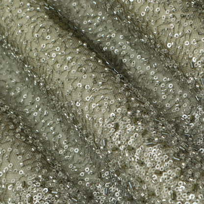 Net Sequence Embroidery Fabric