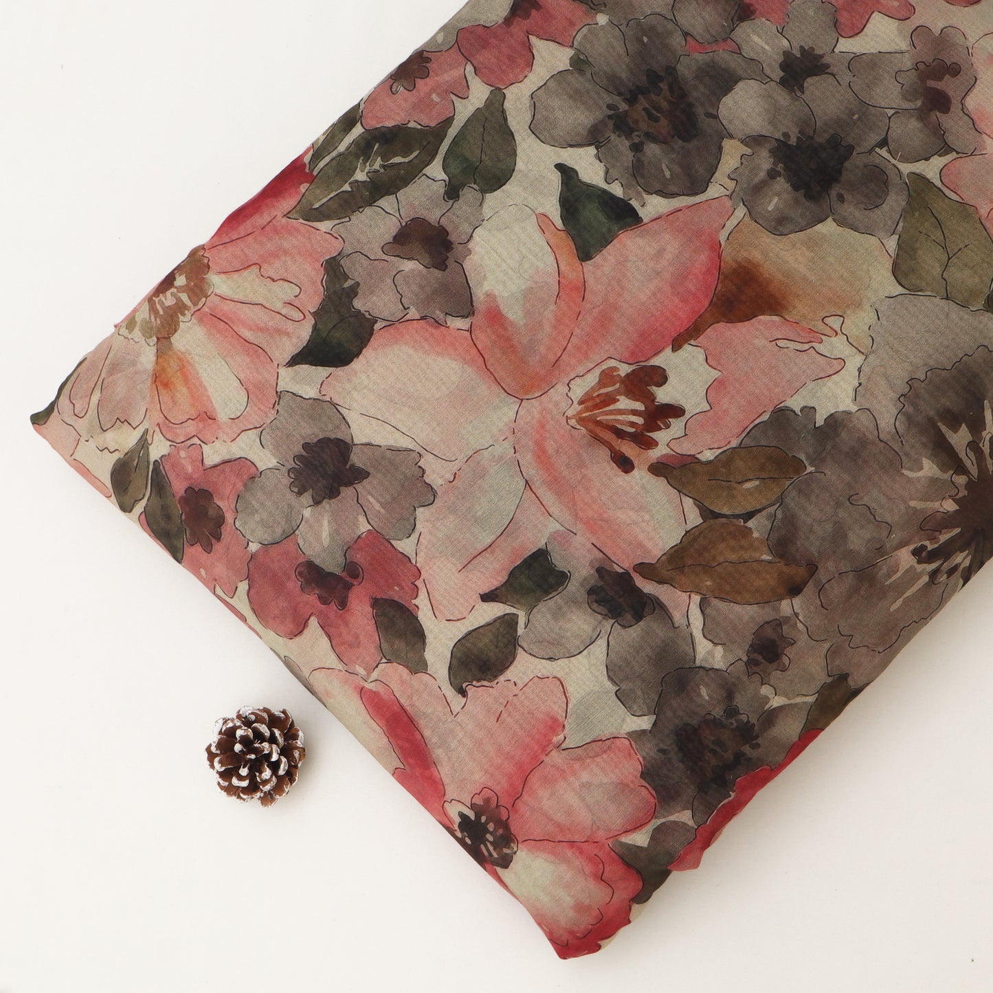 Chanderi Print Fabric