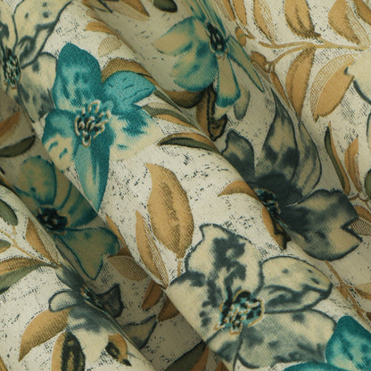 Chanderi Foil Print Fabric