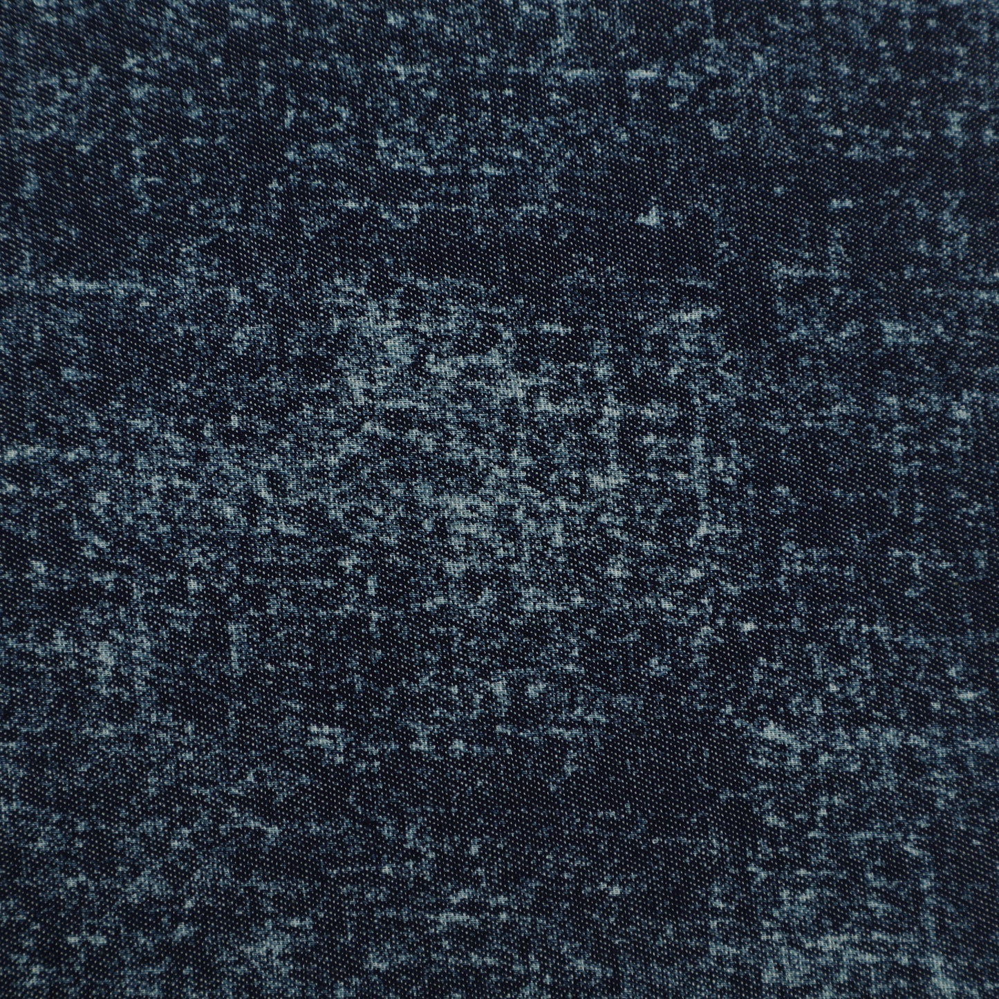 Blue Color Denim Print Fabric