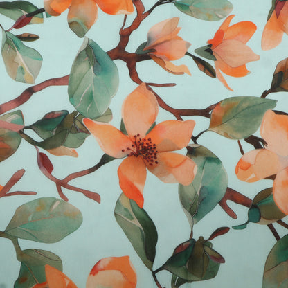 Chanderi Print Fabric