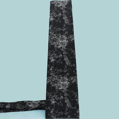 Black Color Denim Shibori Print Fabric