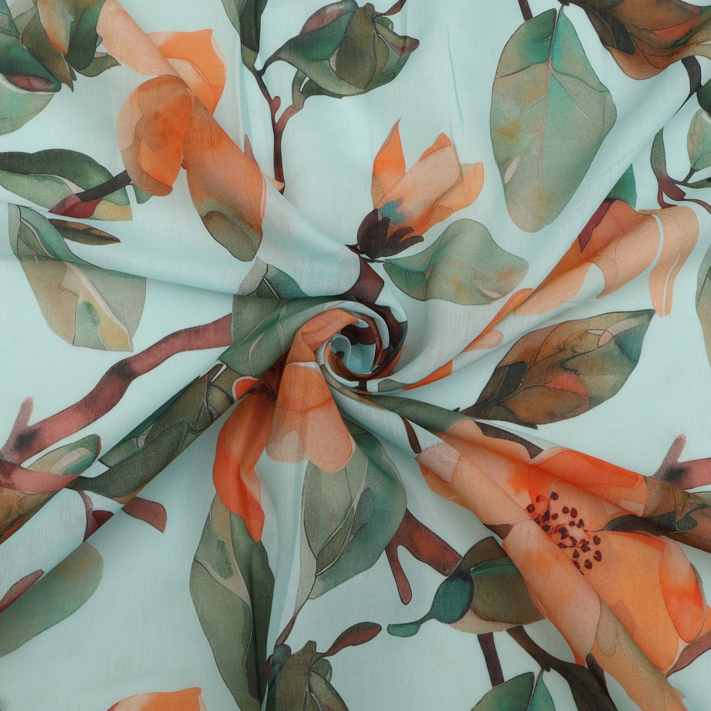 Chanderi Print Fabric