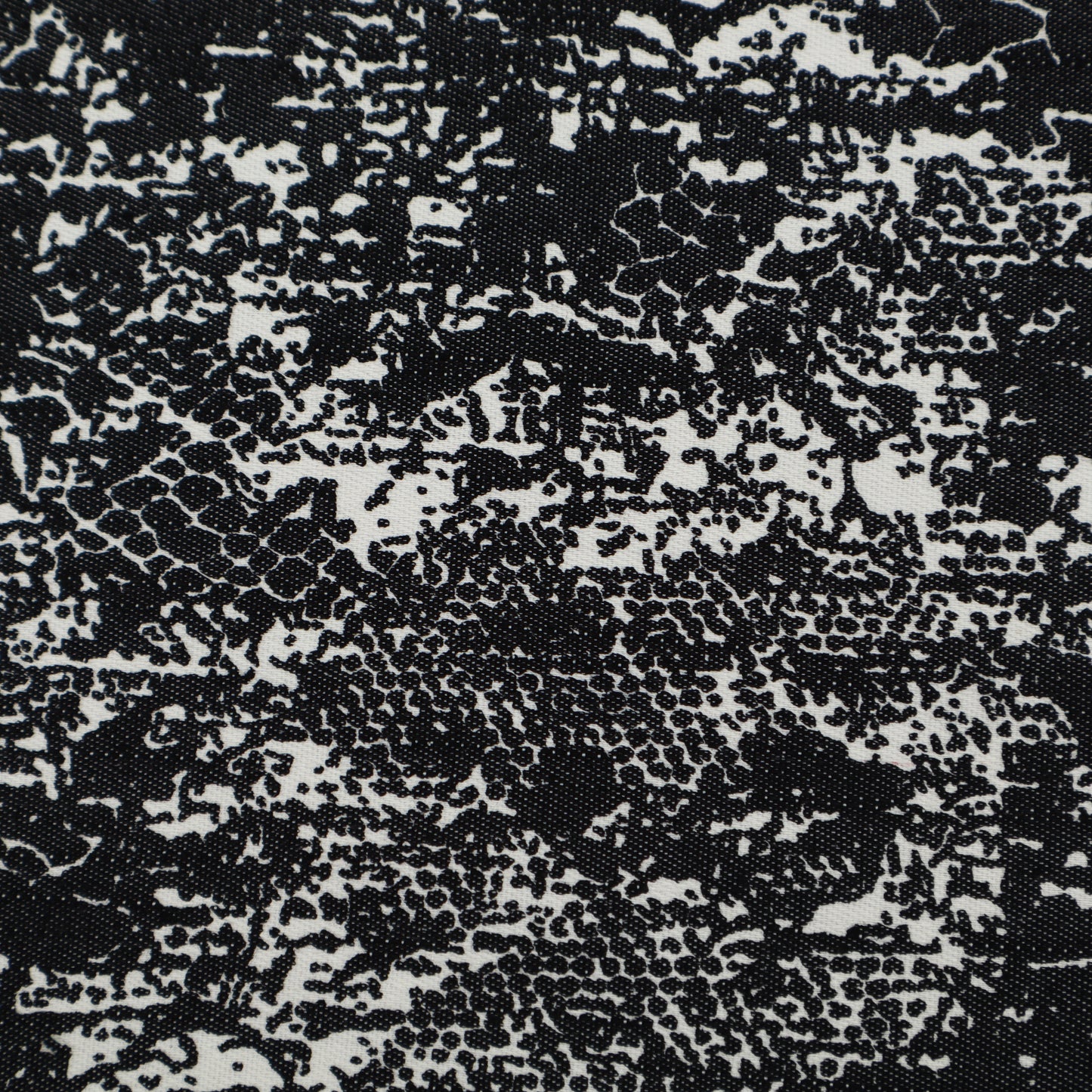 Black Color Denim Shibori Print Fabric