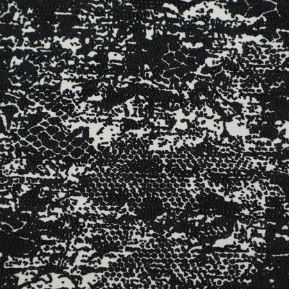 Black Color Denim Shibori Print Fabric