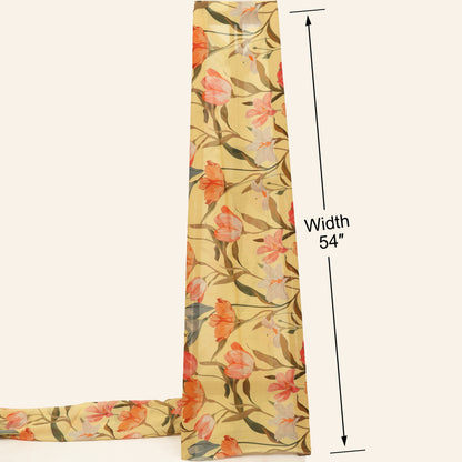 Chanderi Print Fabric