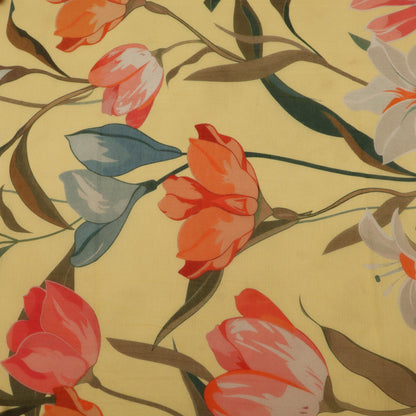 Chanderi Print Fabric