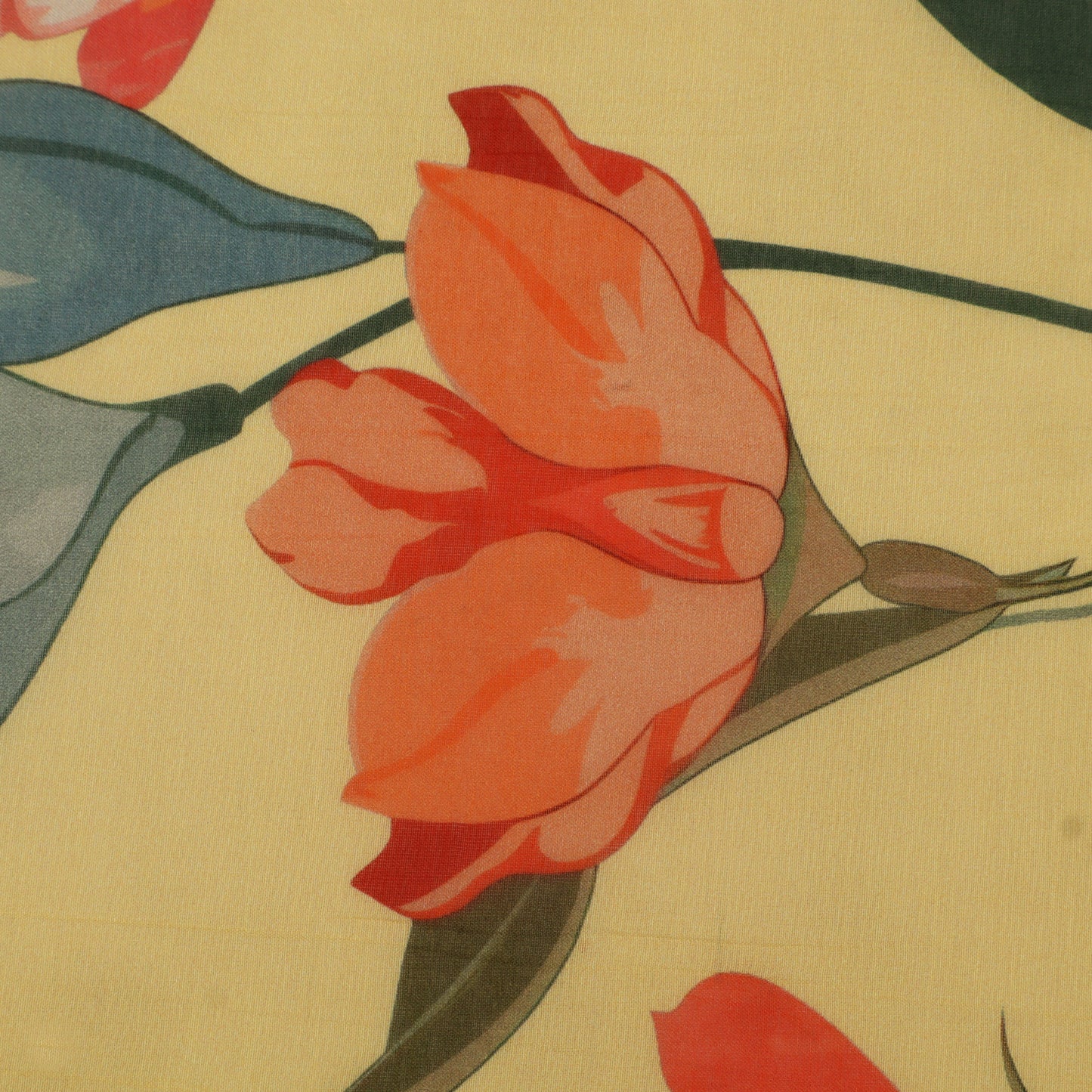 Chanderi Print Fabric