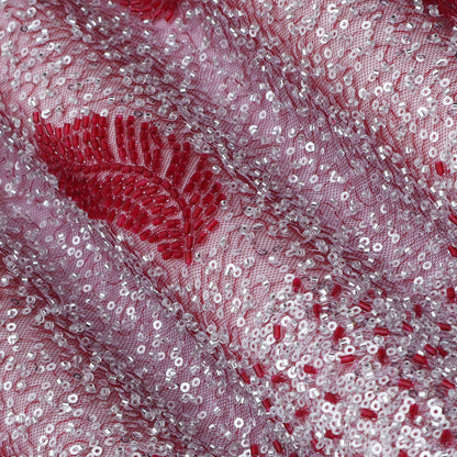 Net Sequence Embroidery Fabric