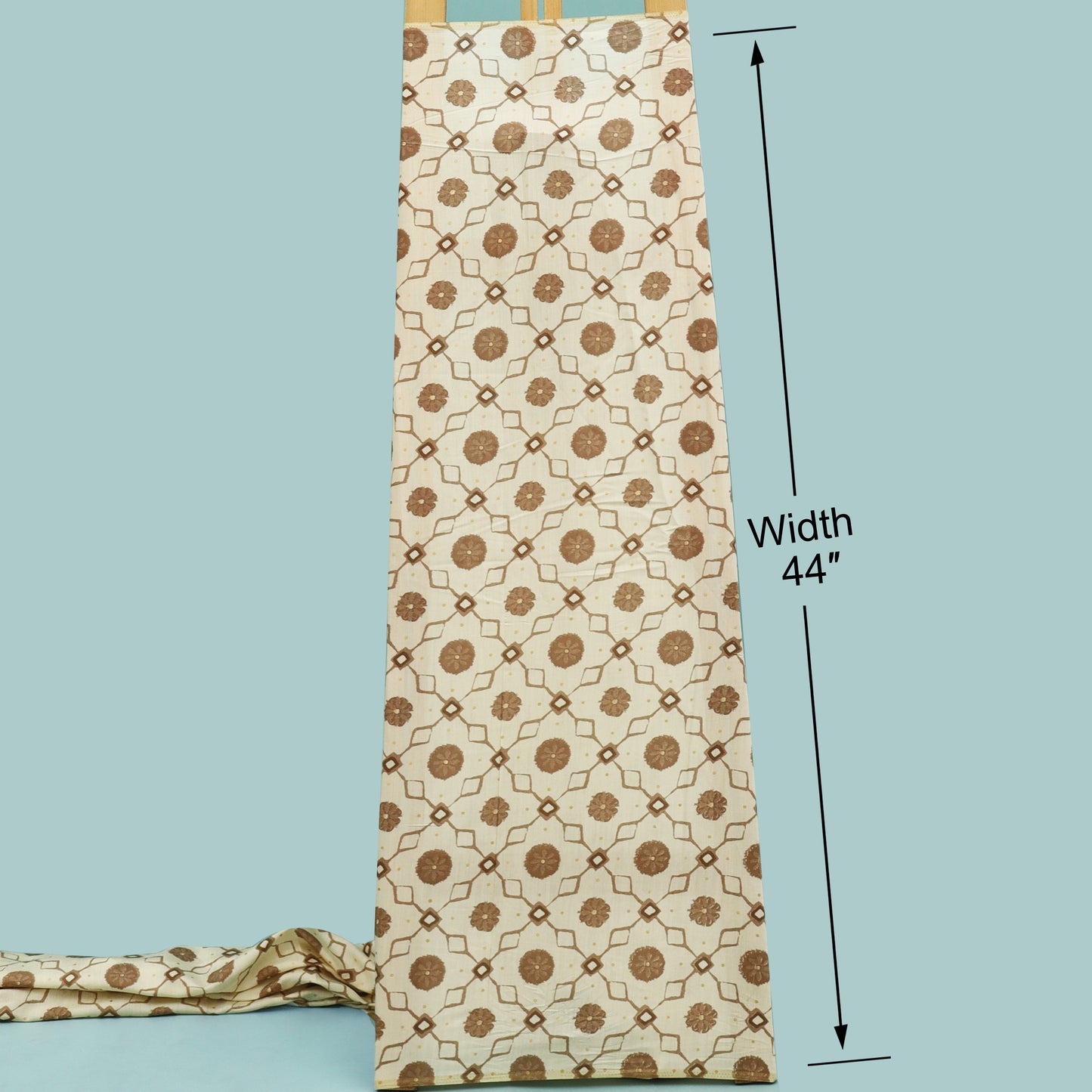 Chanderi Foil Print Fabric