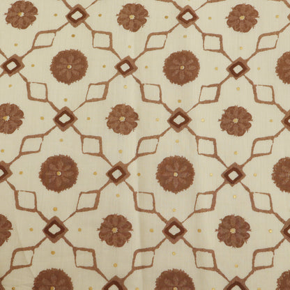 Chanderi Foil Print Fabric