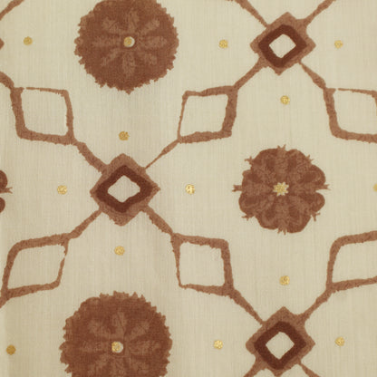 Chanderi Foil Print Fabric