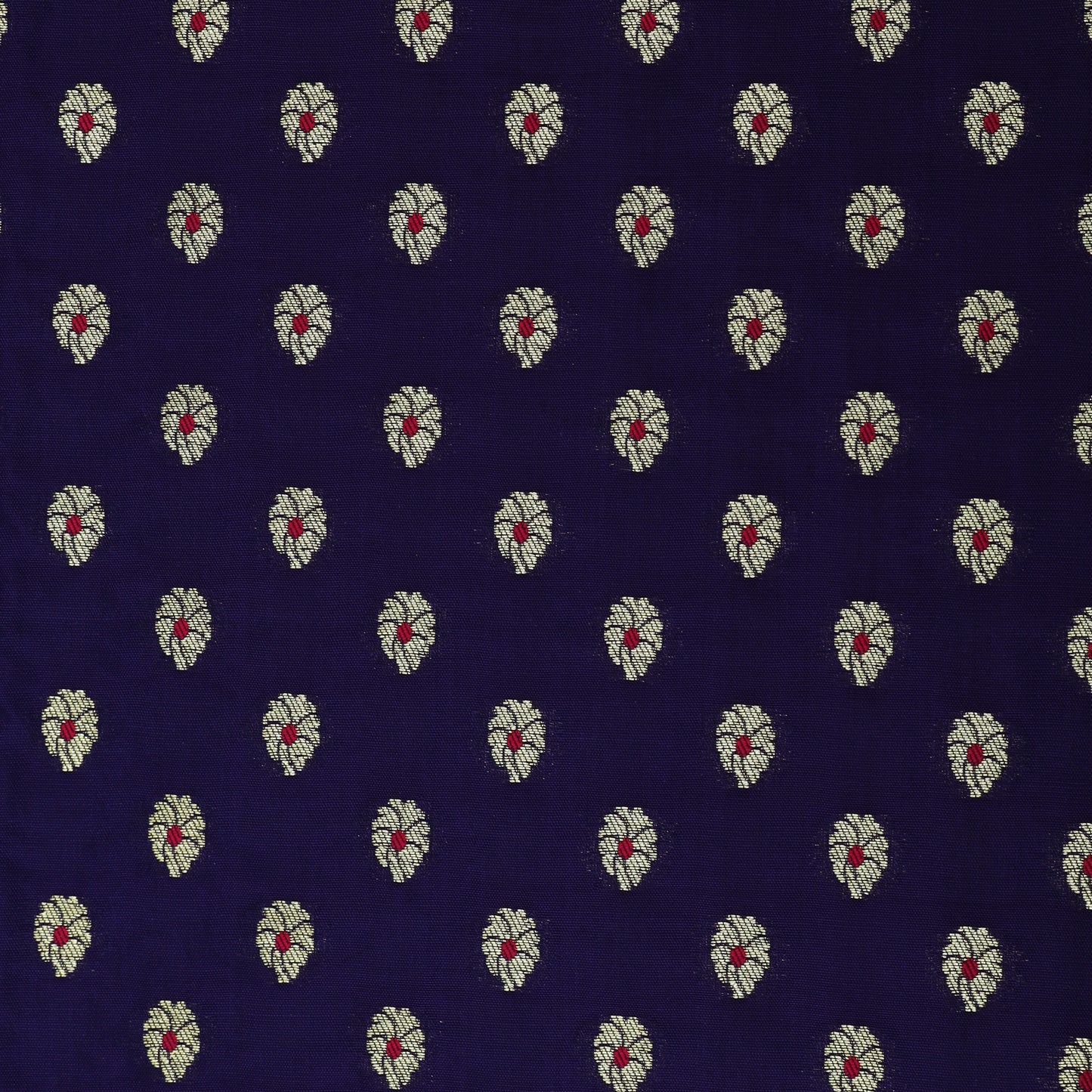 Purple Color Katan Meena Brocade Fabric