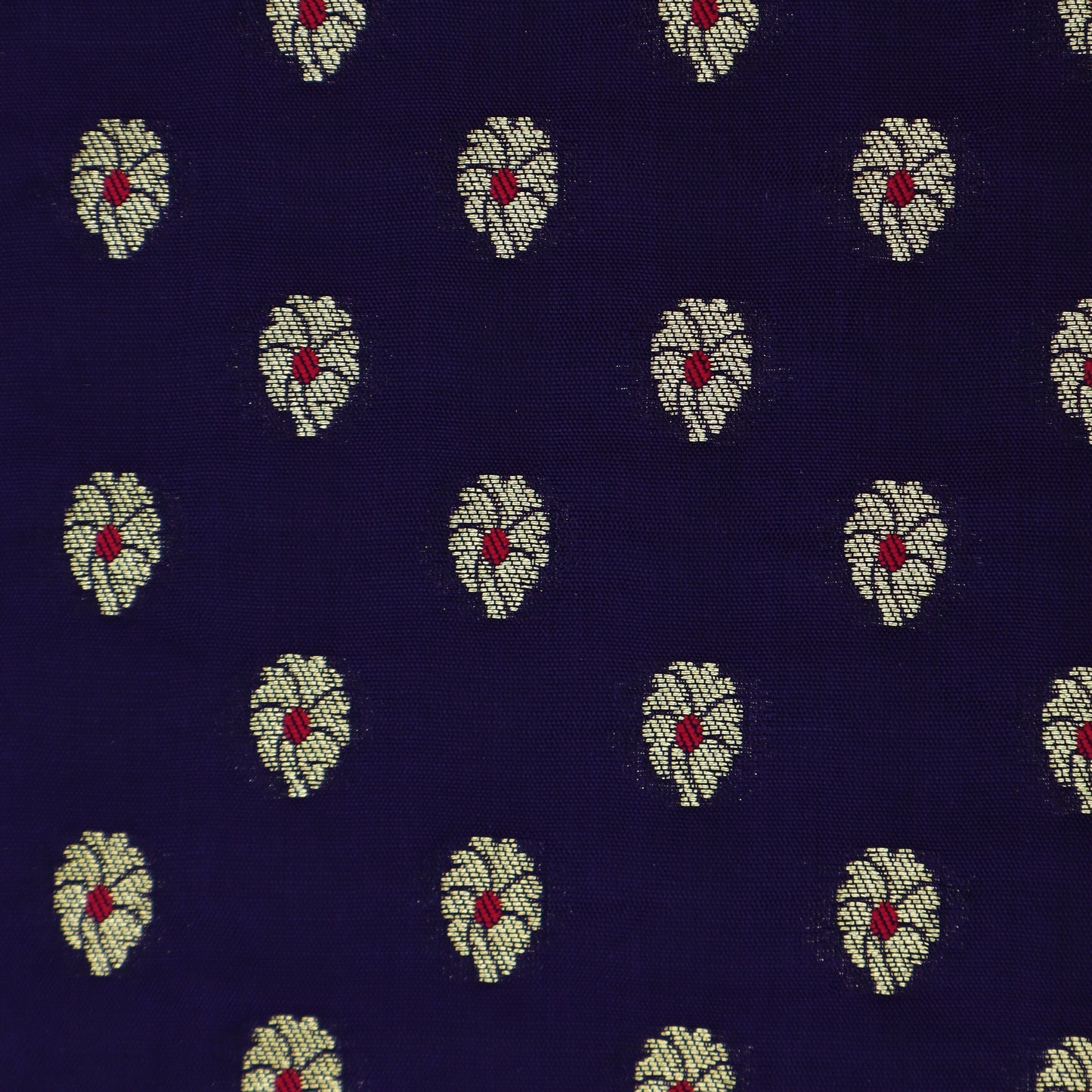 Purple Color Katan Meena Brocade Fabric