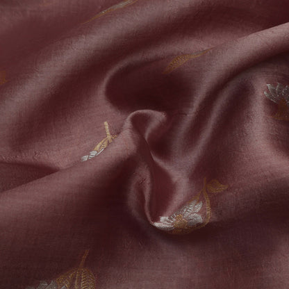 Onion Color Brocade Fabric