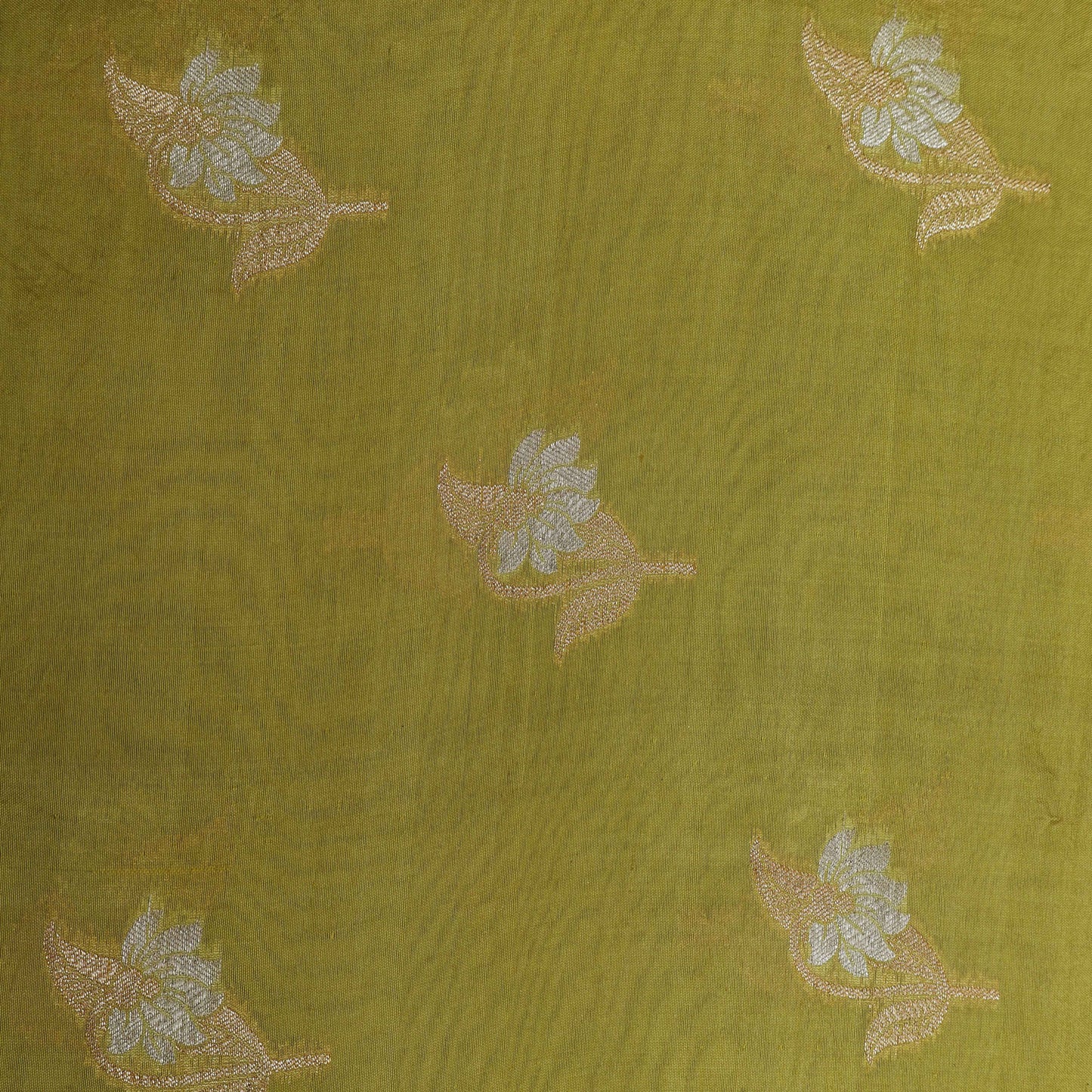 Lemon Color Brocade Fabric