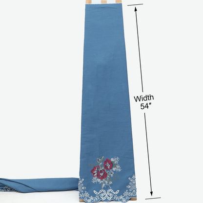 Denim Embroidery Fabric