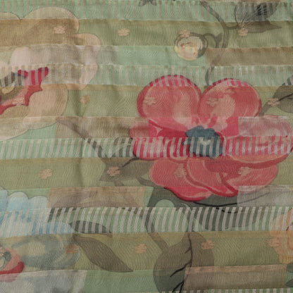 Pure Organza Tissue Brocade Fabric