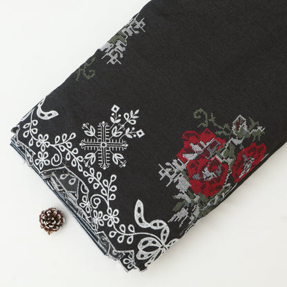 Denim Embroidery Fabric