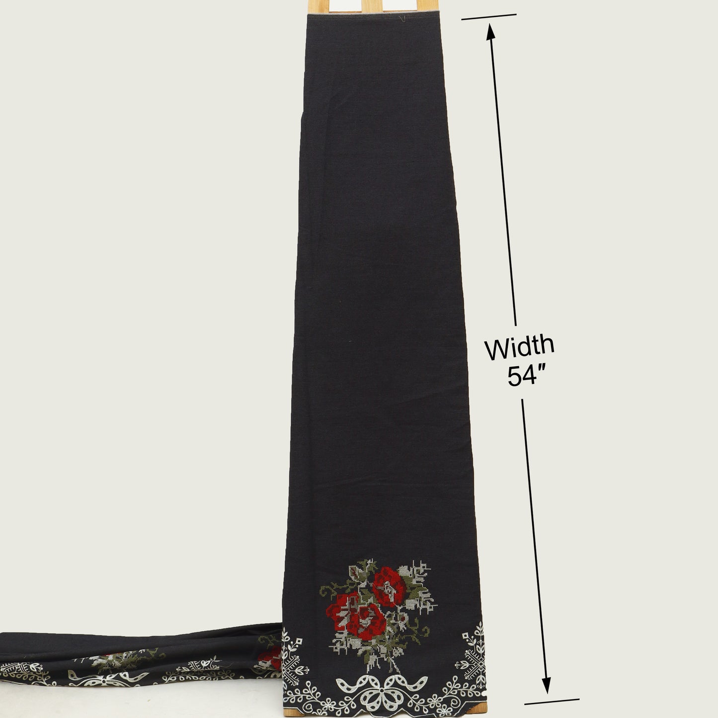 Denim Embroidery Fabric