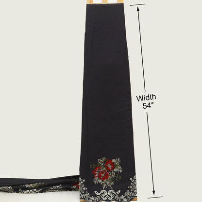 Denim Embroidery Fabric