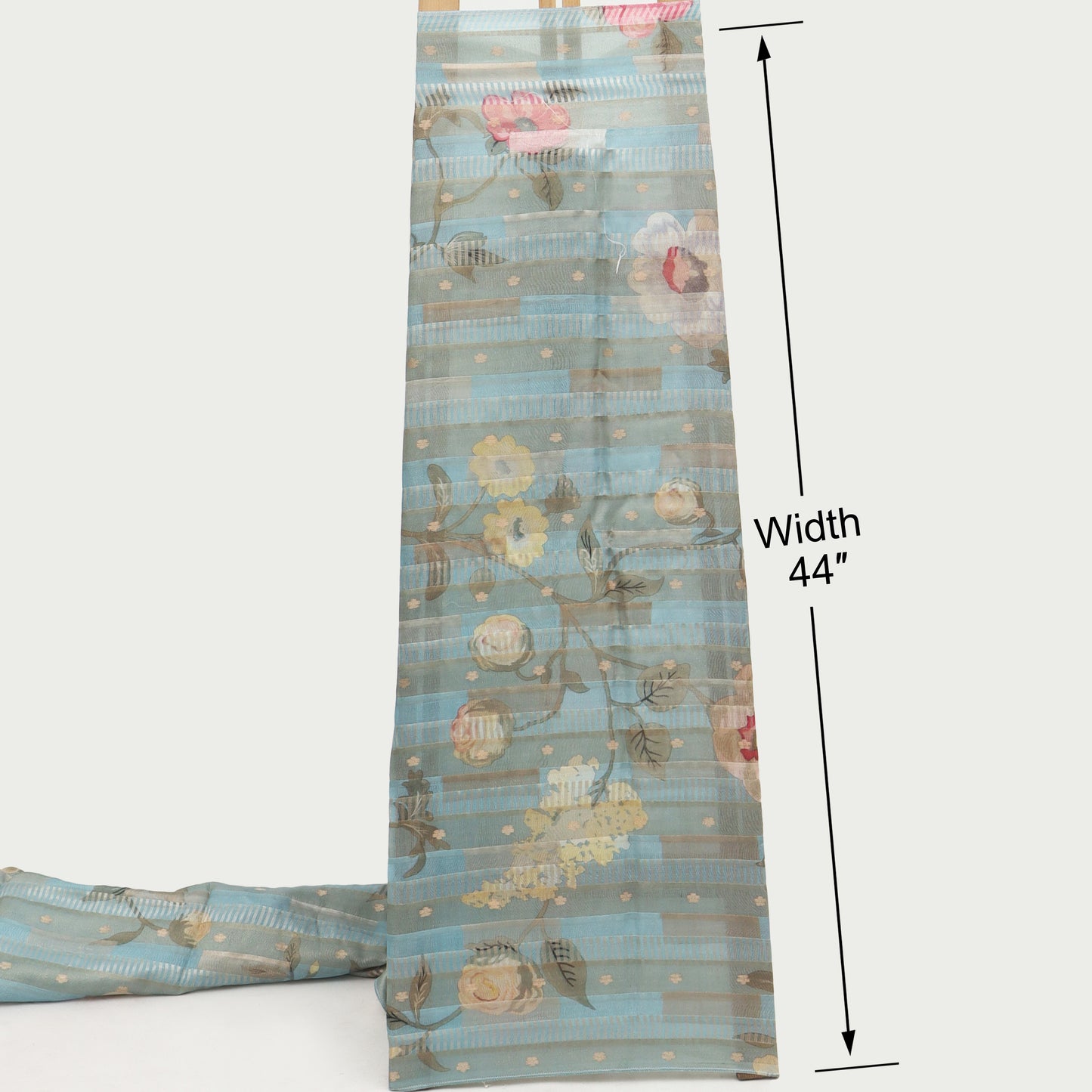 Pure Organza Tissue Brocade Fabric