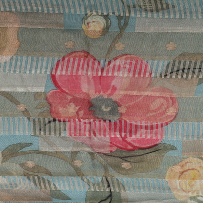 Pure Organza Tissue Brocade Fabric