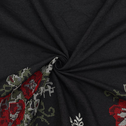 Denim Embroidery Fabric