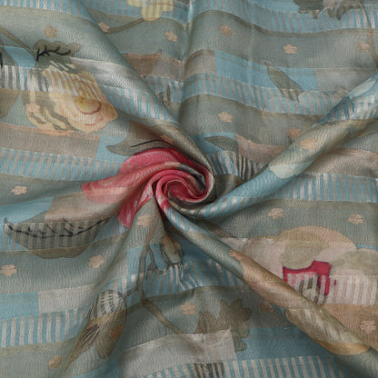 Pure Organza Tissue Brocade Fabric