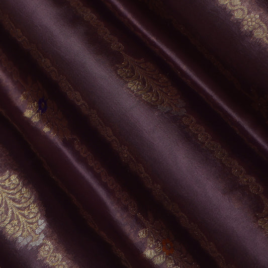 Purple Color Brocade Fabric